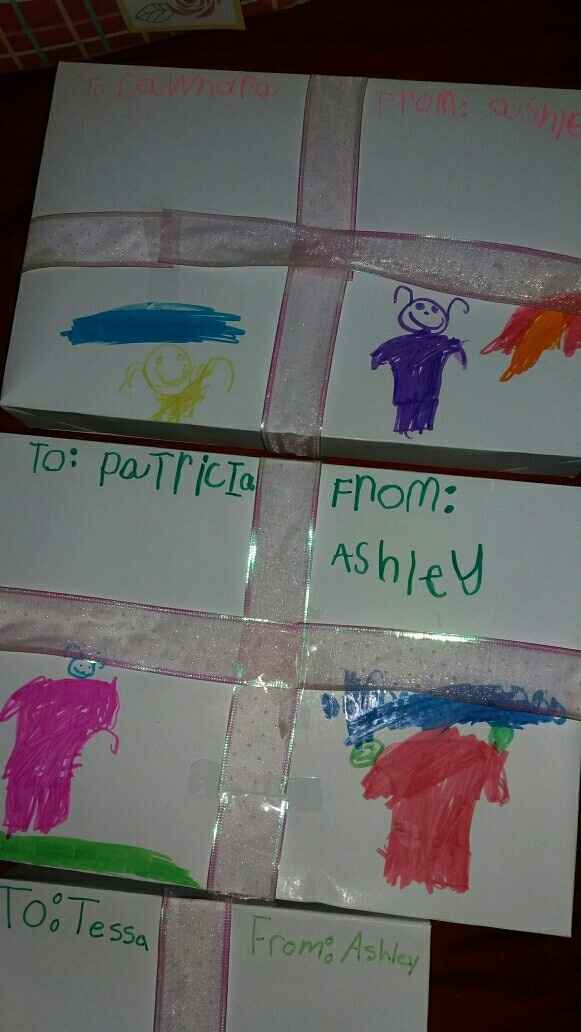 Decorating a Gift Box