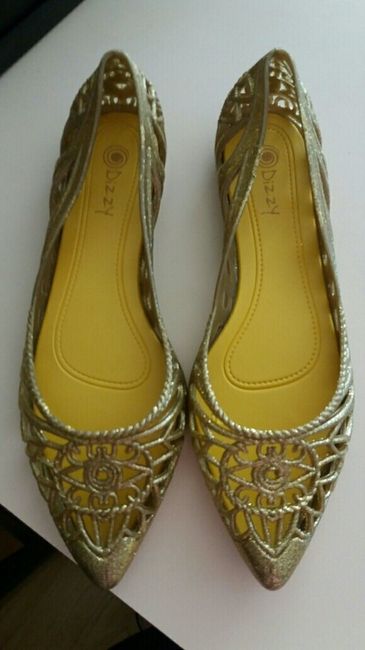 Flat wedding shoes?