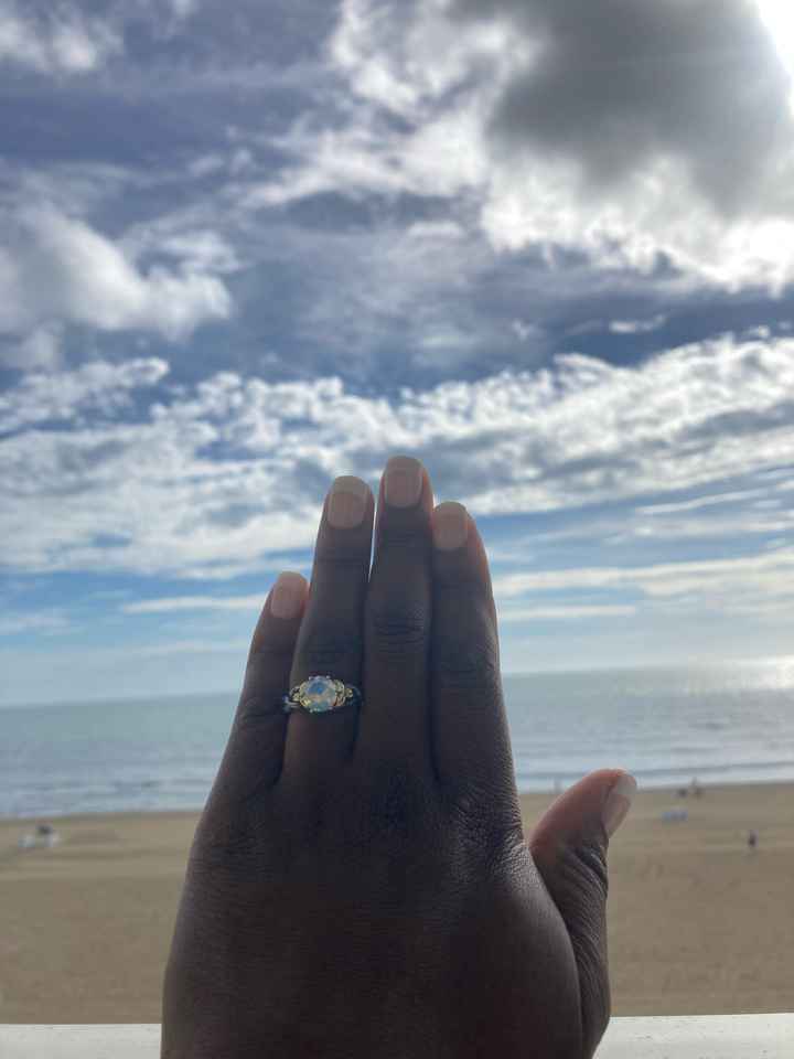 Show Me Your Non Diamond Engagement Rings! - 1
