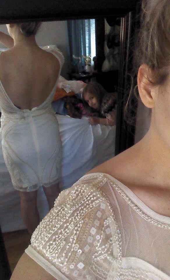 Bra for a low back, illusion neckline dress??