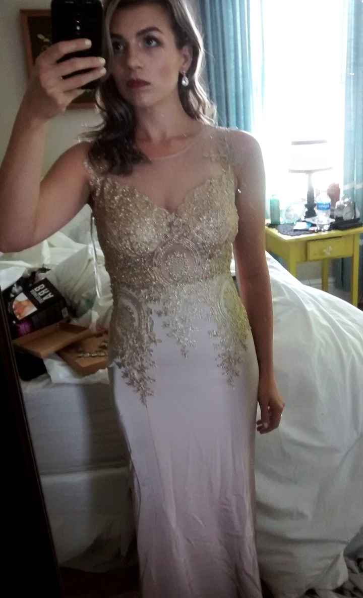 Champagne Wedding Dress