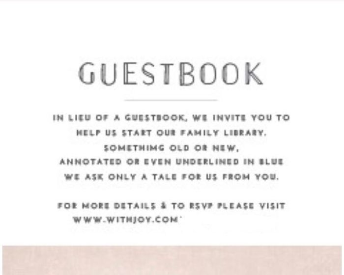 Let's Talk Guest Books... - 1