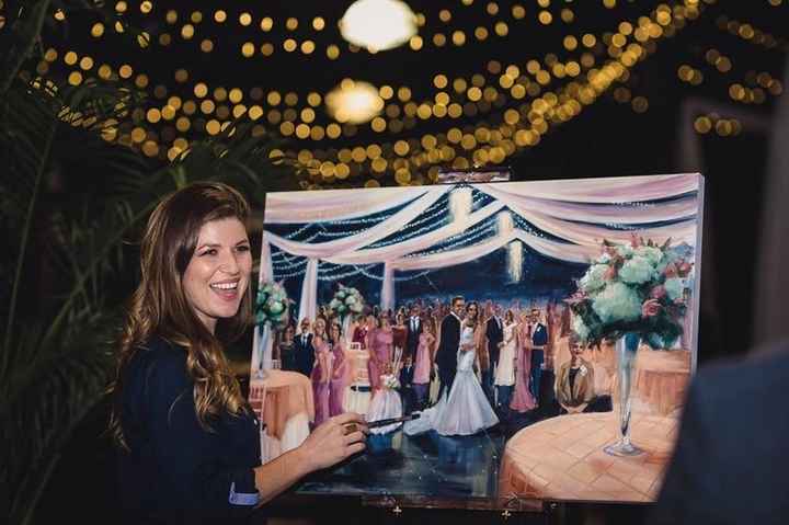 Live painting first dance or ceremony? - 1