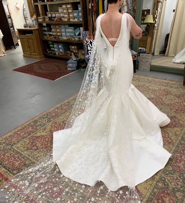 Trying on my dress for the first time!! - 1