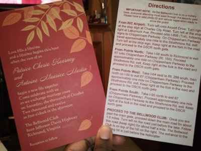 My Vistaprint invitations are in!