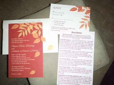 My Vistaprint invitations are in!
