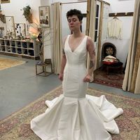 Trying on my dress for the first time!! - 3