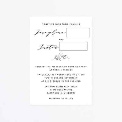 Which font for "inner envelope" addressees?