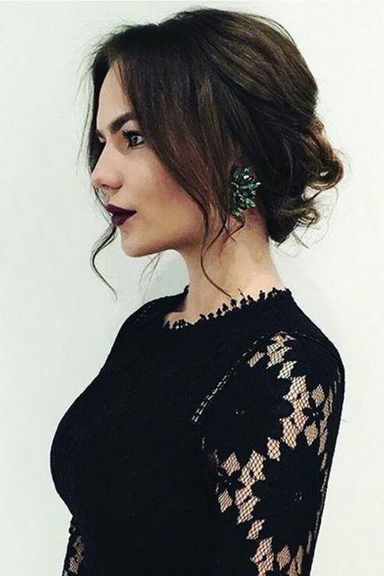What veil length and hairstyle recommendations?
