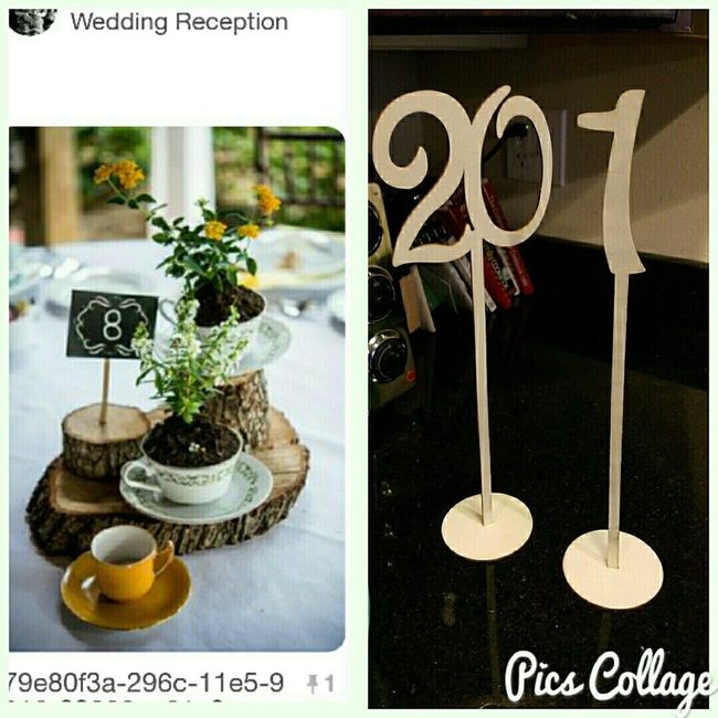 Table numbers