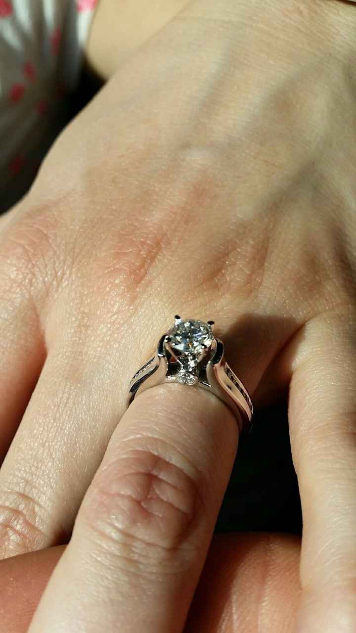 Engagement ring/wedding ring