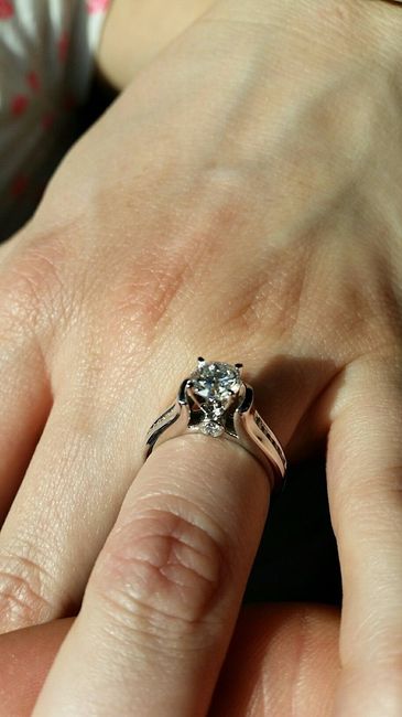Engagement ring/wedding ring