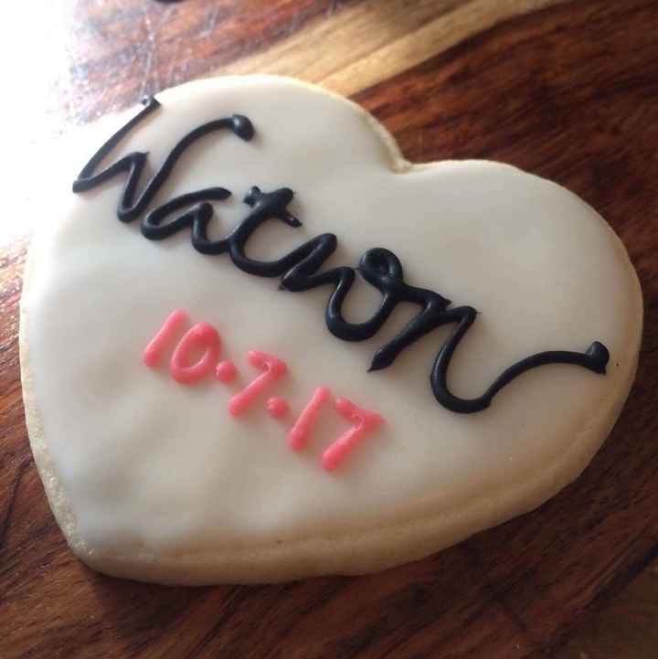 Our Wedding Cookie