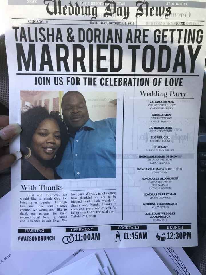 Bouquet is FINISHED & Wedding Newspaper Done