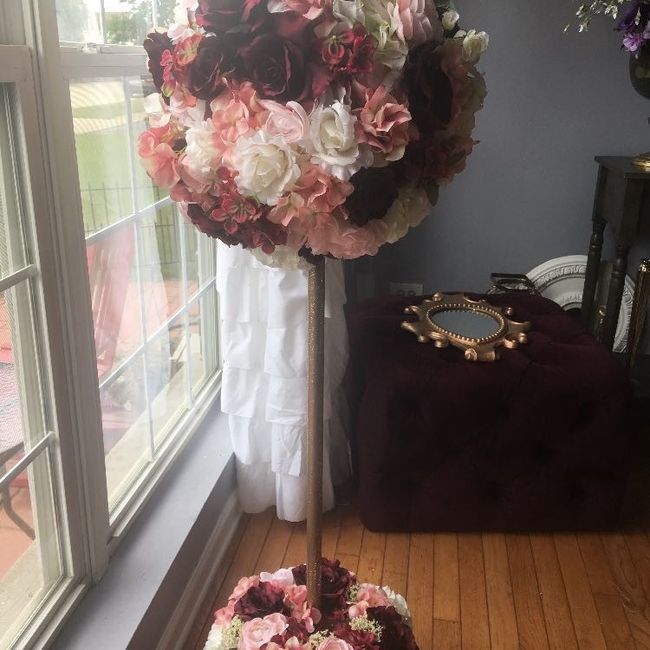 One Long Table for Small Wedding