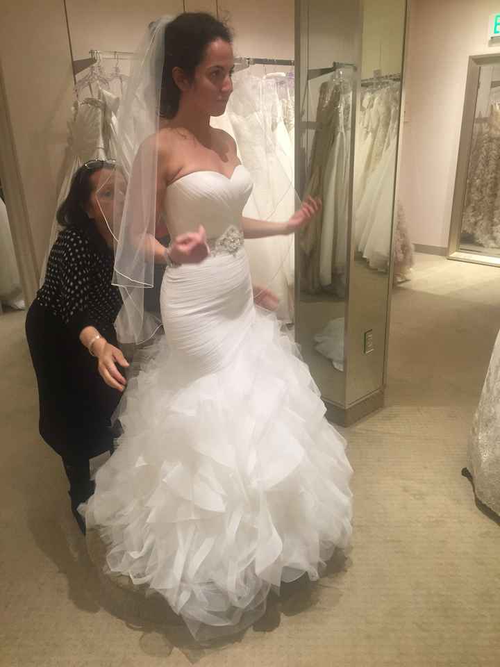 Stomach pooch Mermaid gown Weddings Wedding Attire Wedding