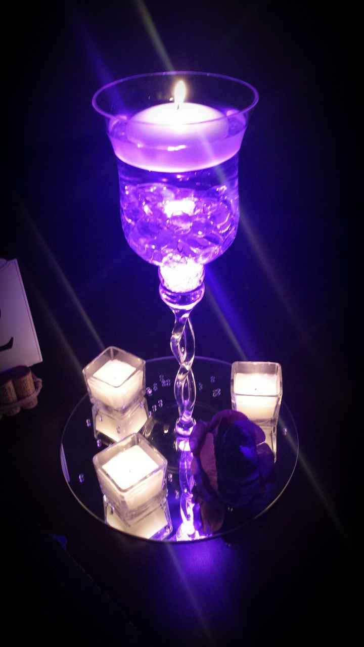 My centerpieces are ready to go yay!!!!