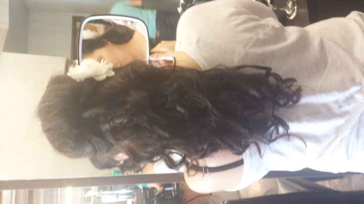 Hair trial from Saturday with pics