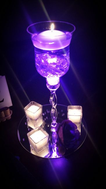 My centerpieces are ready to go yay!!!!