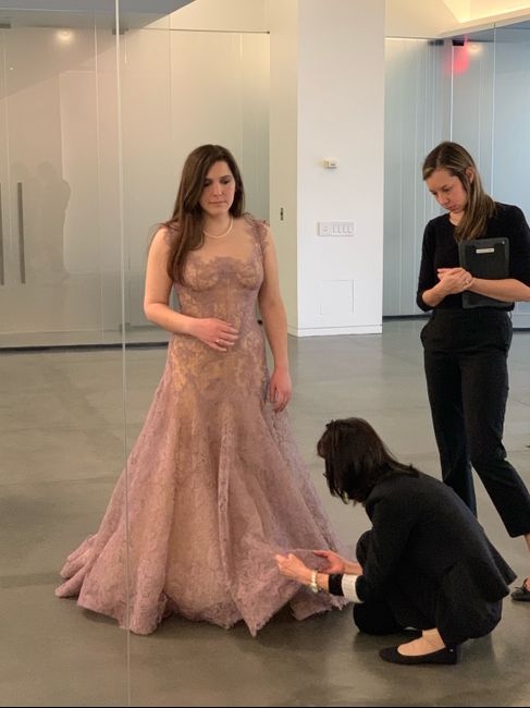 Final fitting this weekend. 3