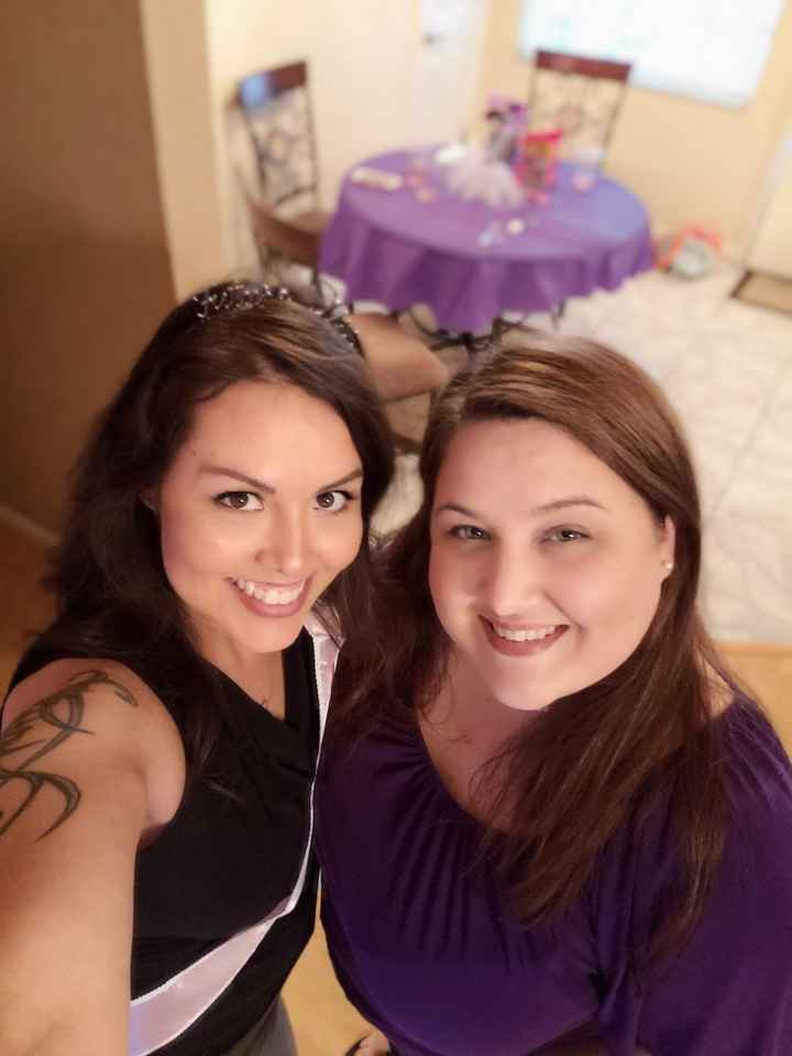 Very late.  Bridal shower! - 1