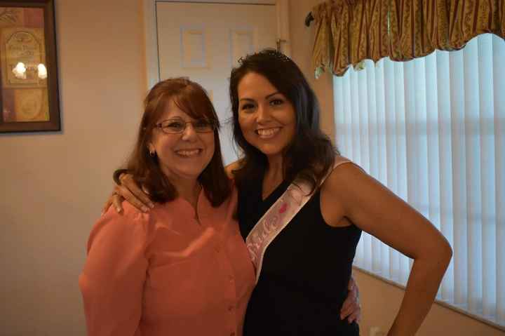 Very late.  Bridal shower! - 8