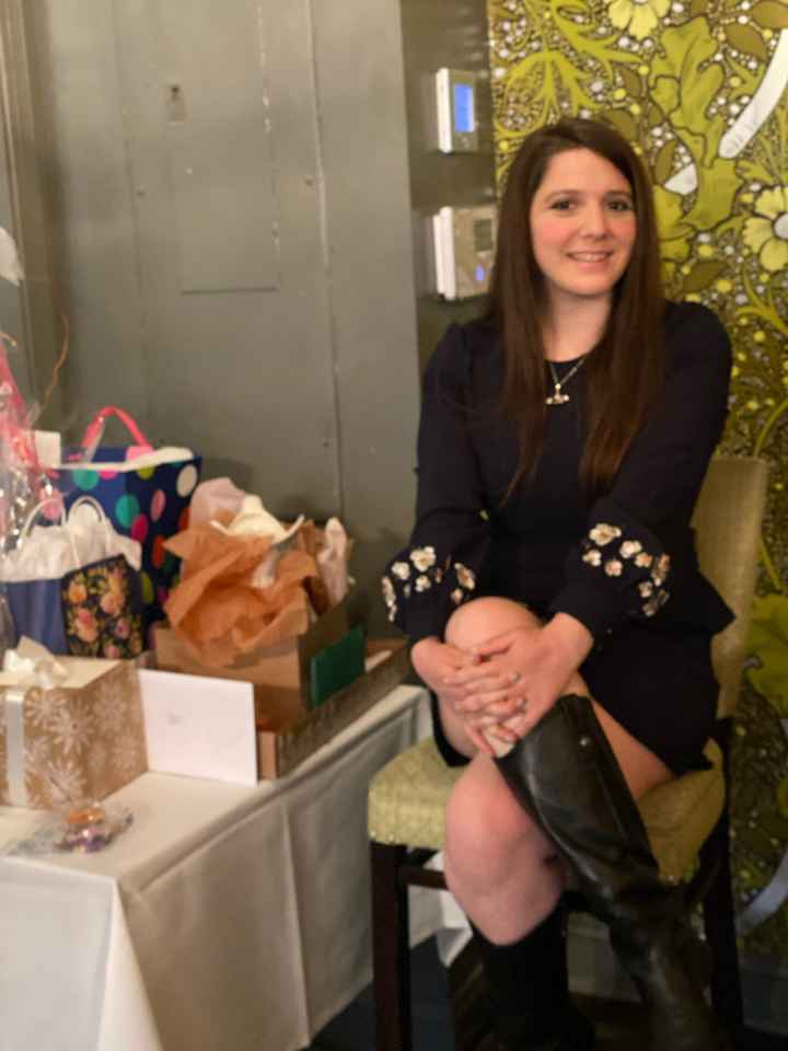 What did you wear to your bridal shower? - 2