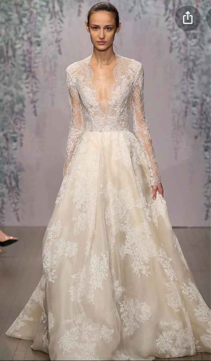 Back to long sleeved ball gowns (and gowns with flower lace!) - 1