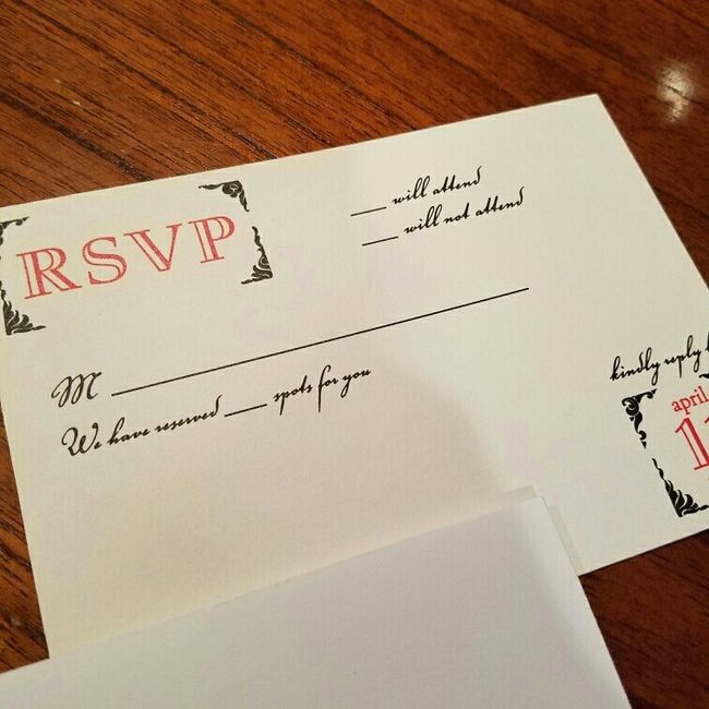 Invitations- input needed!