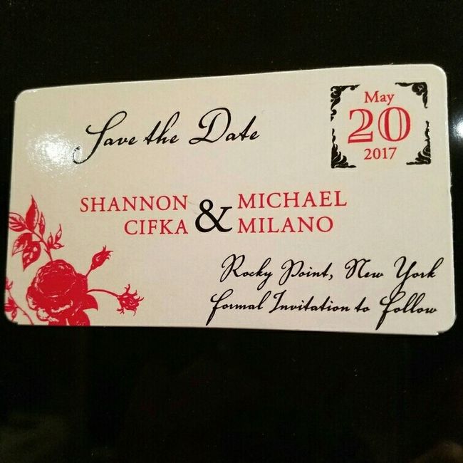 Save The Date- Ill show you mine if you show me yours!