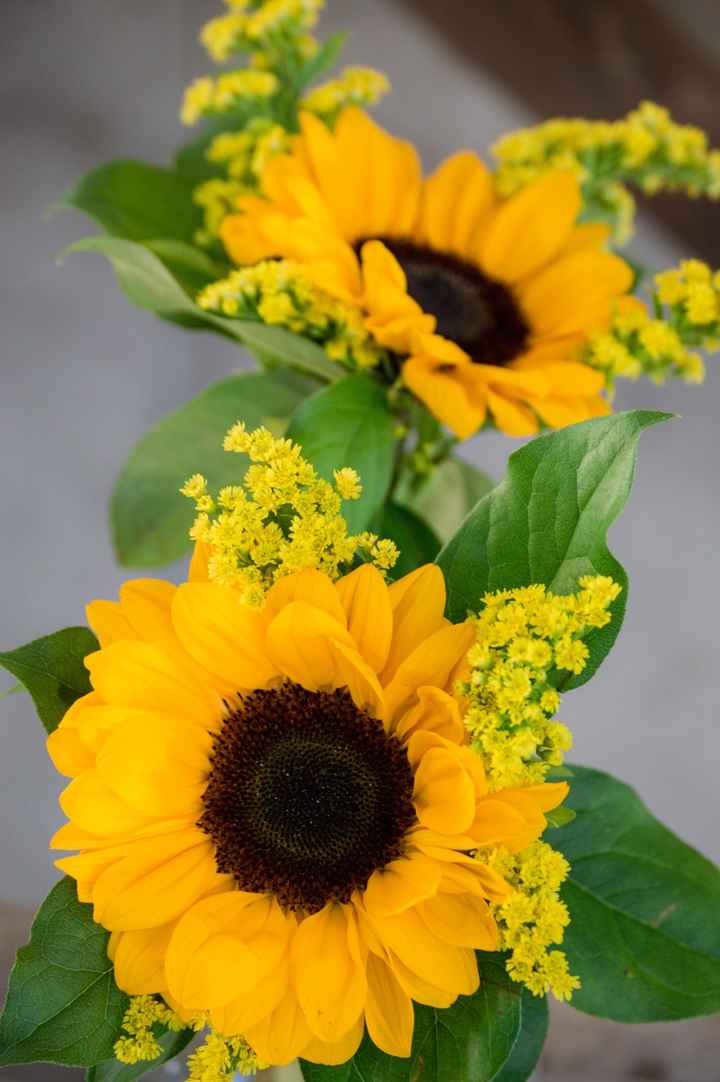 Bridesmaid's bouquets.