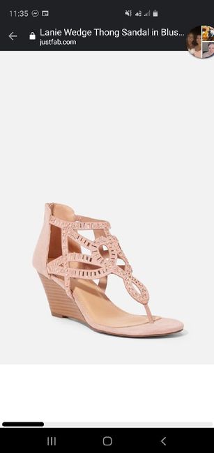 Sandles as wedding shoes? - 1
