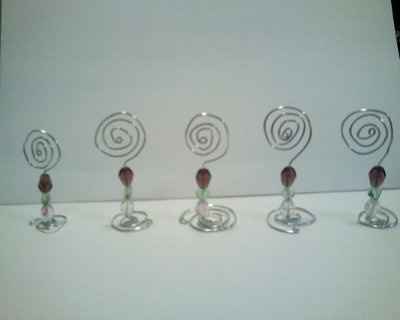 DIY placecard holders, pics