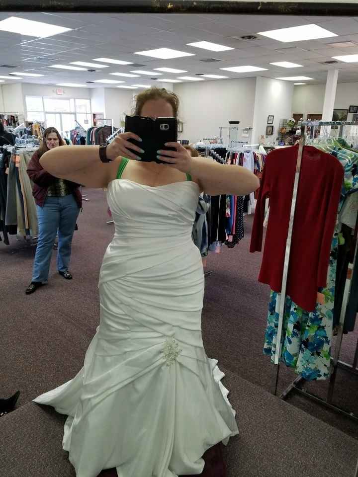 I bought my dress