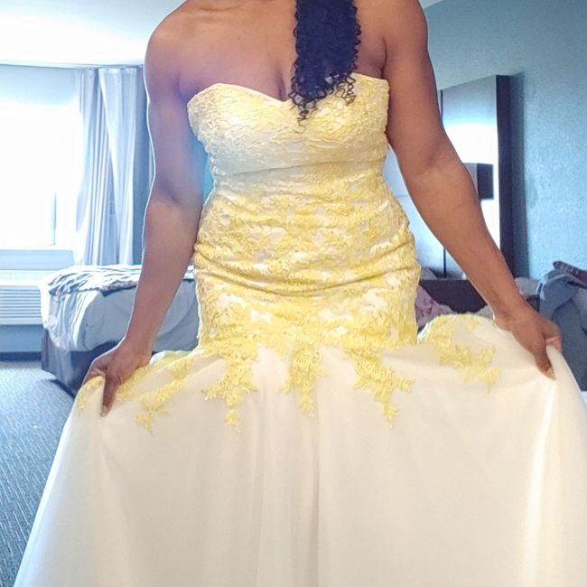 Got The Yellow Wedding Dress!! Dress #2 1