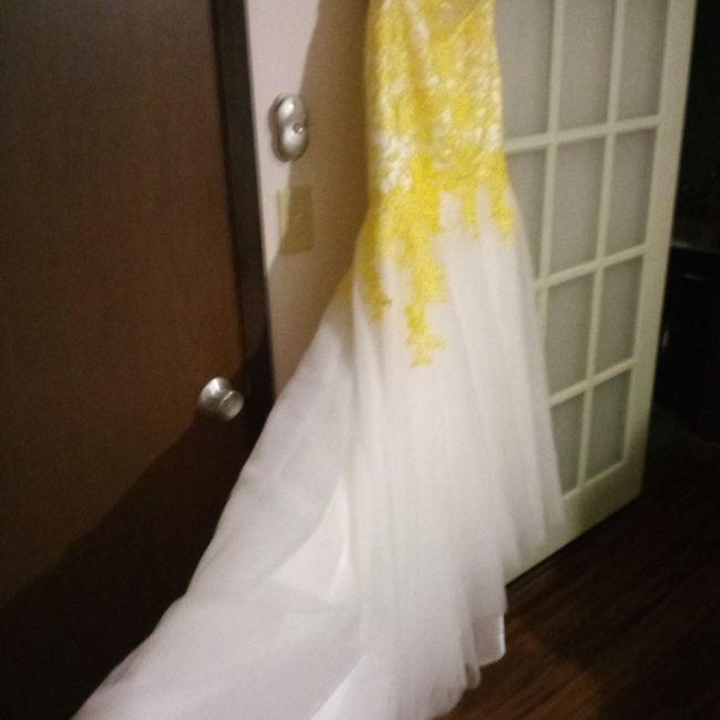 Got The Yellow Wedding Dress!! Dress #2 2