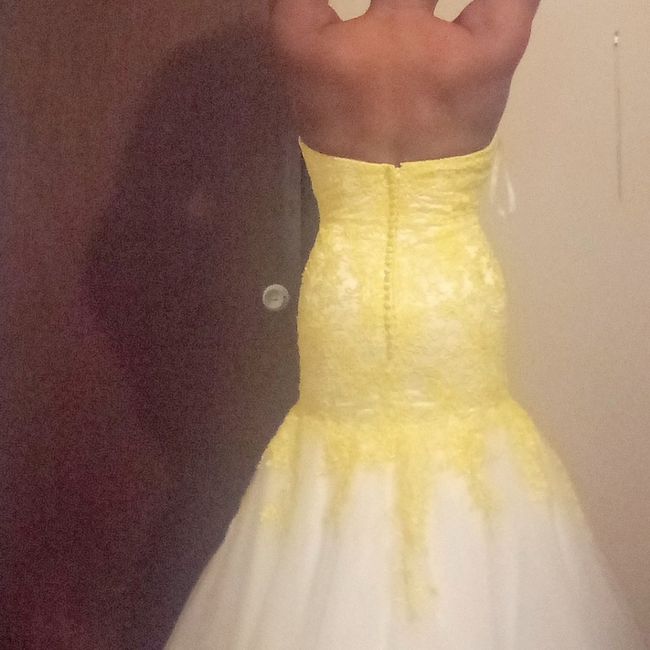 Got The Yellow Wedding Dress!! Dress #2 3