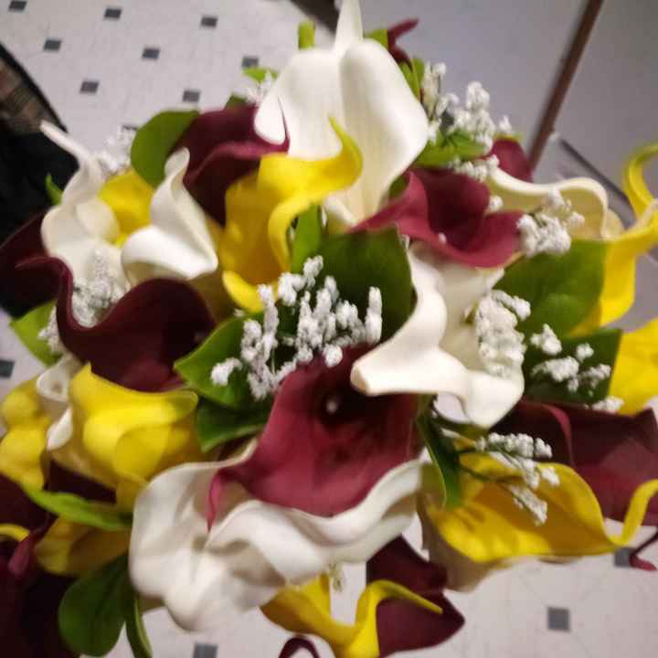 Finished Bouquet!!! Total cost $35 Shhhh Fake Flowers - 2