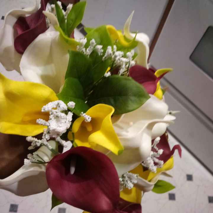 Finished Bouquet!!! Total cost $35 Shhhh Fake Flowers - 3
