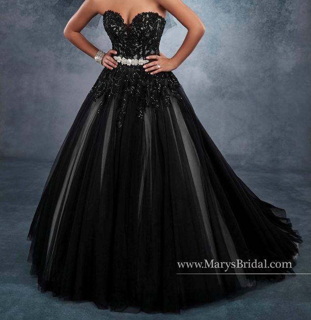 Black Wedding Dress 1