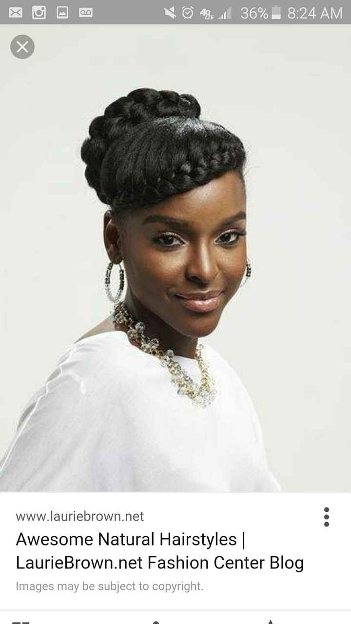 African Americans with Natural hair- what's your wedding hair style?