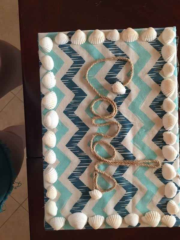 DIY she'll bouquet, table numbers and card box!