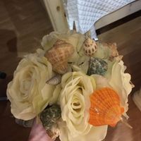 DIY she'll bouquet, table numbers and card box!