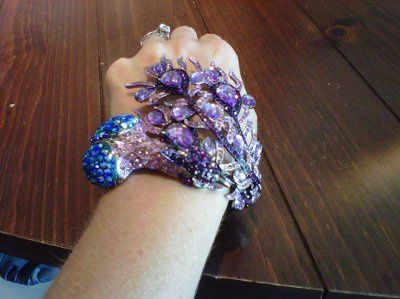 Peacock brides......some peacock bling I found!