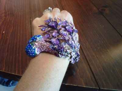 Peacock brides......some peacock bling I found!