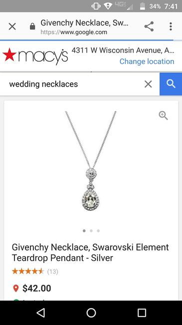 What kind of jewelry?
