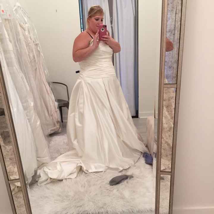 I picked my dress I feel beautiful but does it look okay.