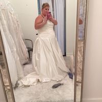 I picked my dress I feel beautiful but does it look okay.