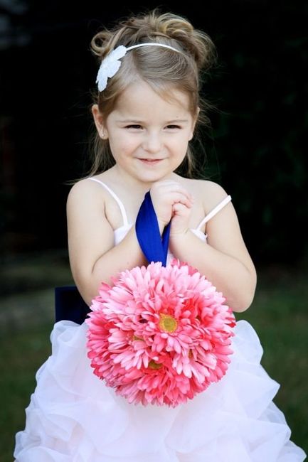 No rose petals for my flower girl!