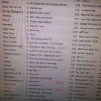 Final music play list